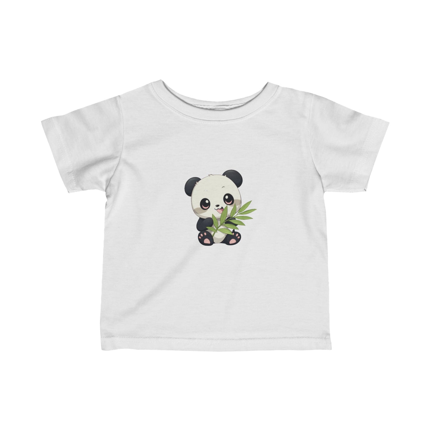 Infant Fine Jersey Tee - Panda Loves Bamboo - CutieQ Shop