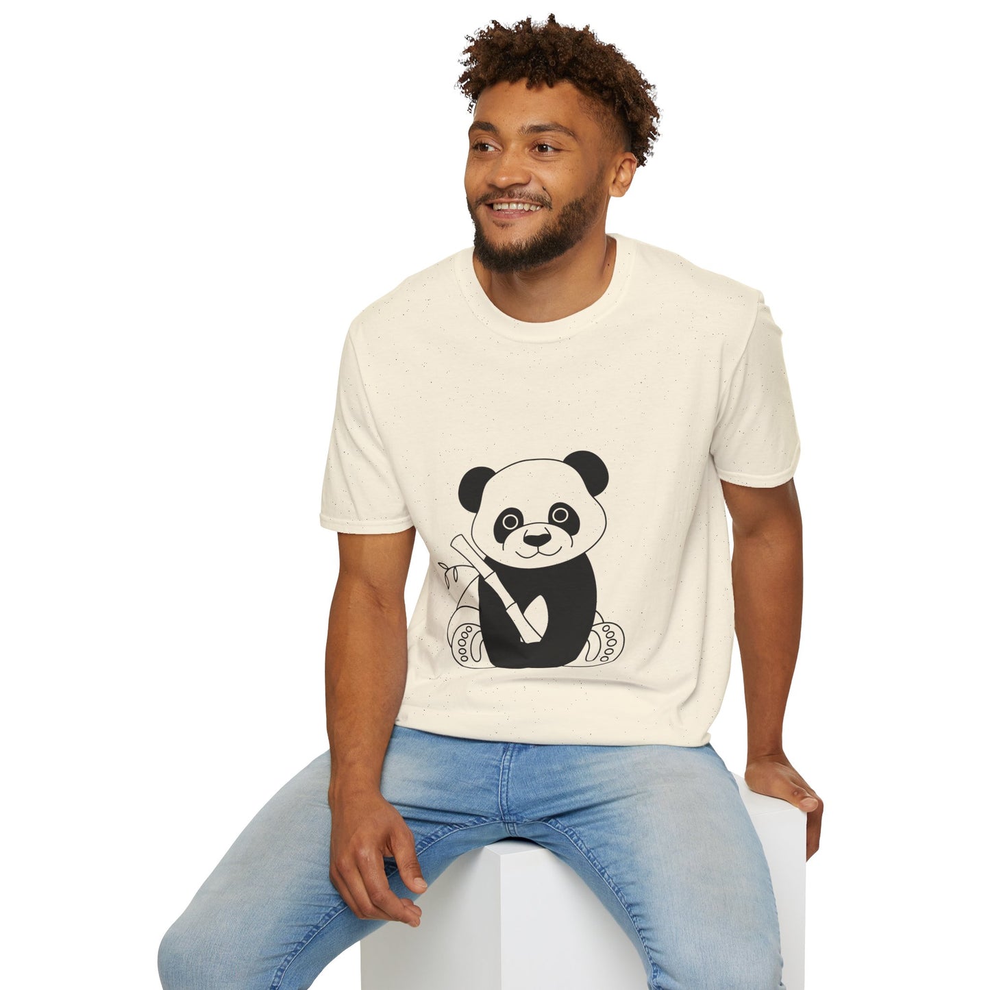 Unisex Softstyle T-Shirt - Panda - CutieQ Shop