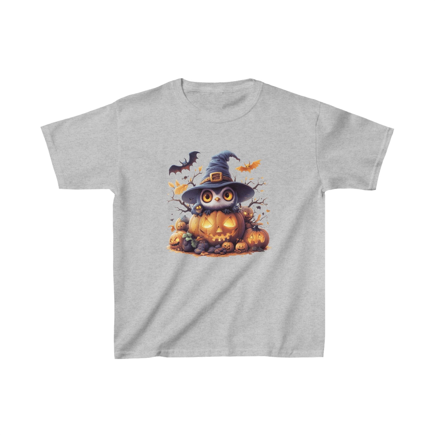 Kids Heavy Cotton™ Tee - Owl 2 - CutieQ Shop