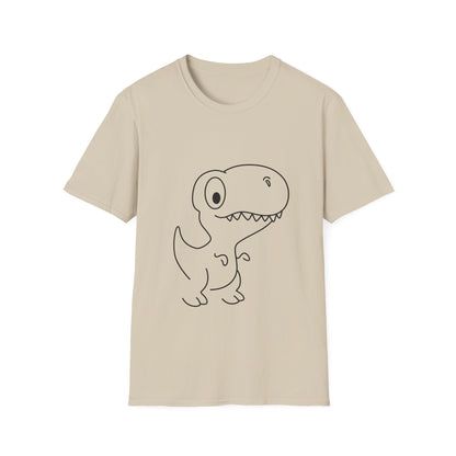 Unisex Softstyle T-Shirt - Dino - CutieQ Shop