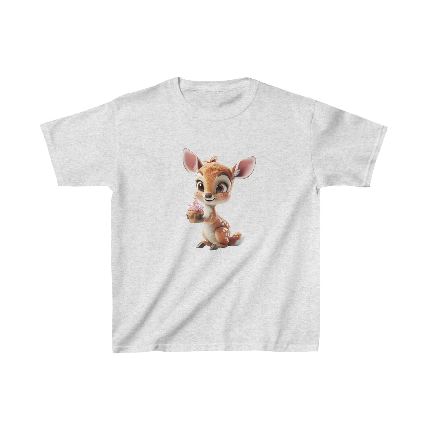 Kids Heavy Cotton™ Tee - Deer Loves Cupcakes - CutieQ Shop