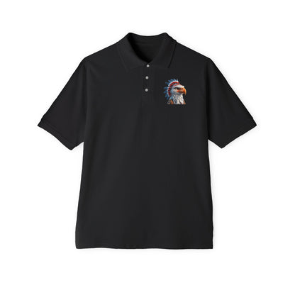 Men's Piqué Polo - Eagle - CutieQ Shop