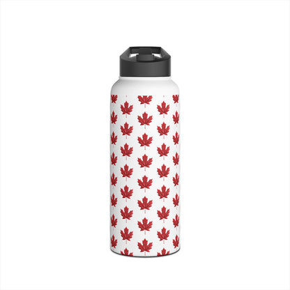 Stainless Steel Water Bottle, Standard Lid - Maple Leaf - CutieQ Shop