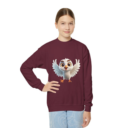 Youth Crewneck Sweatshirt - Owl