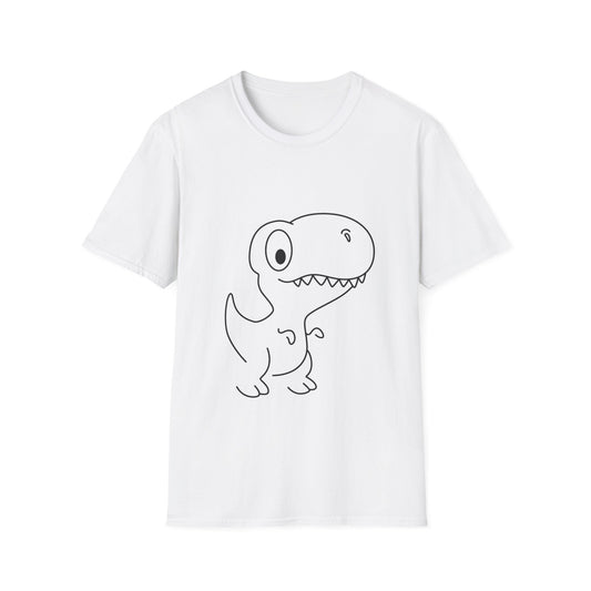 Unisex Softstyle T-Shirt - Dino - CutieQ Shop