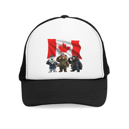 Mesh Cap - Three Bears Saluting - CutieQ Shop