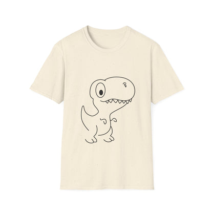 Unisex Softstyle T-Shirt - Dino - CutieQ Shop