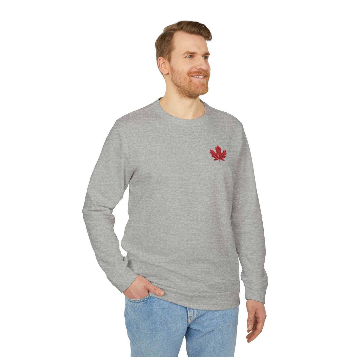 adidas® Unisex Fleece Crewneck Sweatshirt - CutieQ Shop