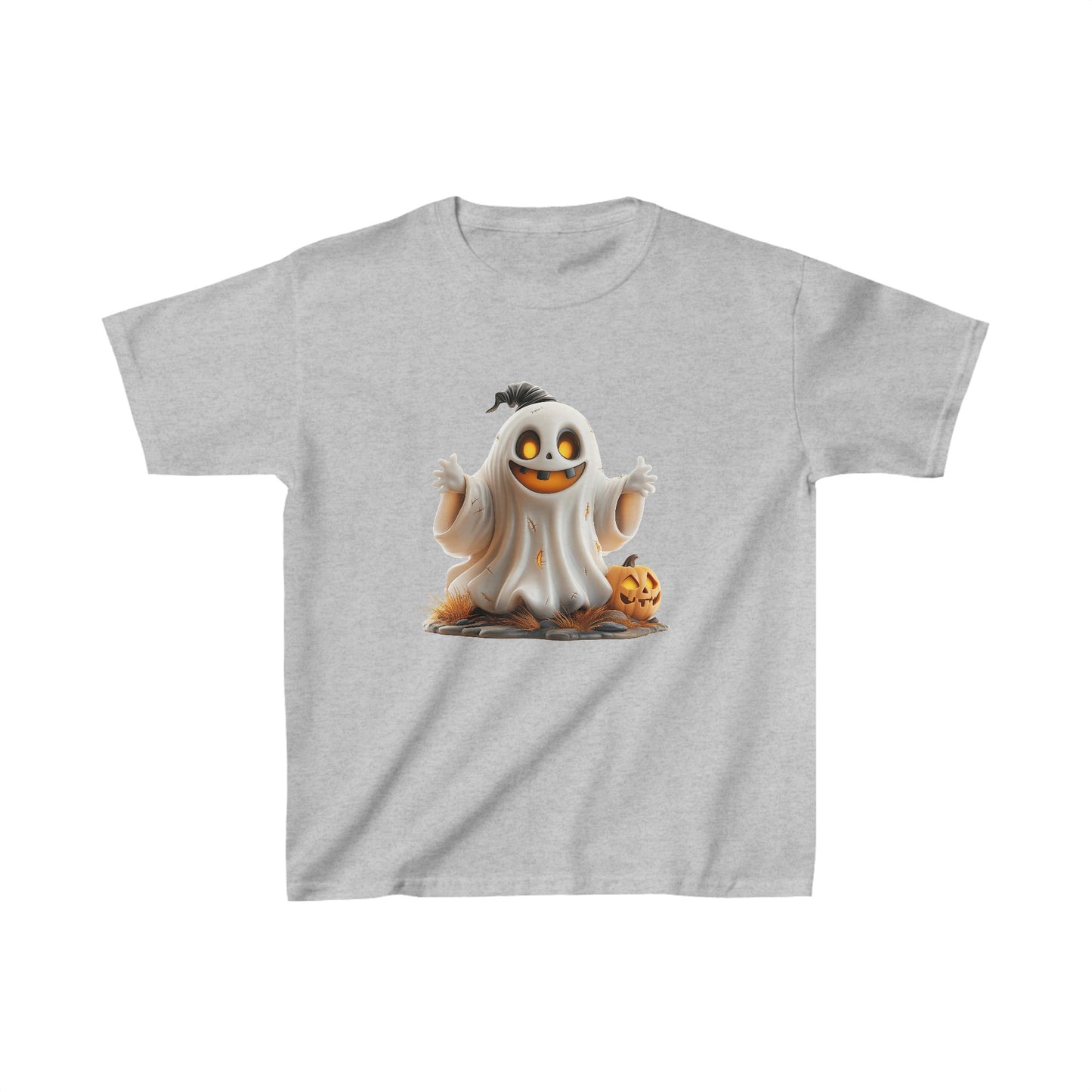 Kids Heavy Cotton™ Tee - Ghost - CutieQ Shop