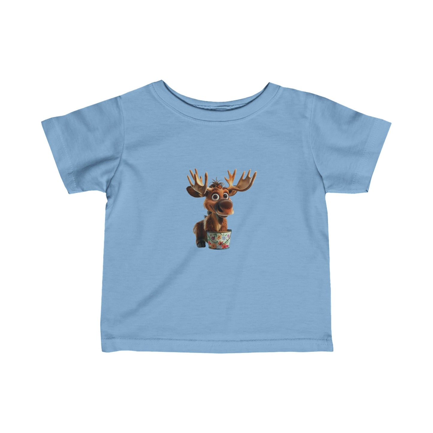 Infant Fine Jersey Tee - Moose Likes Planting - CutieQ Shop