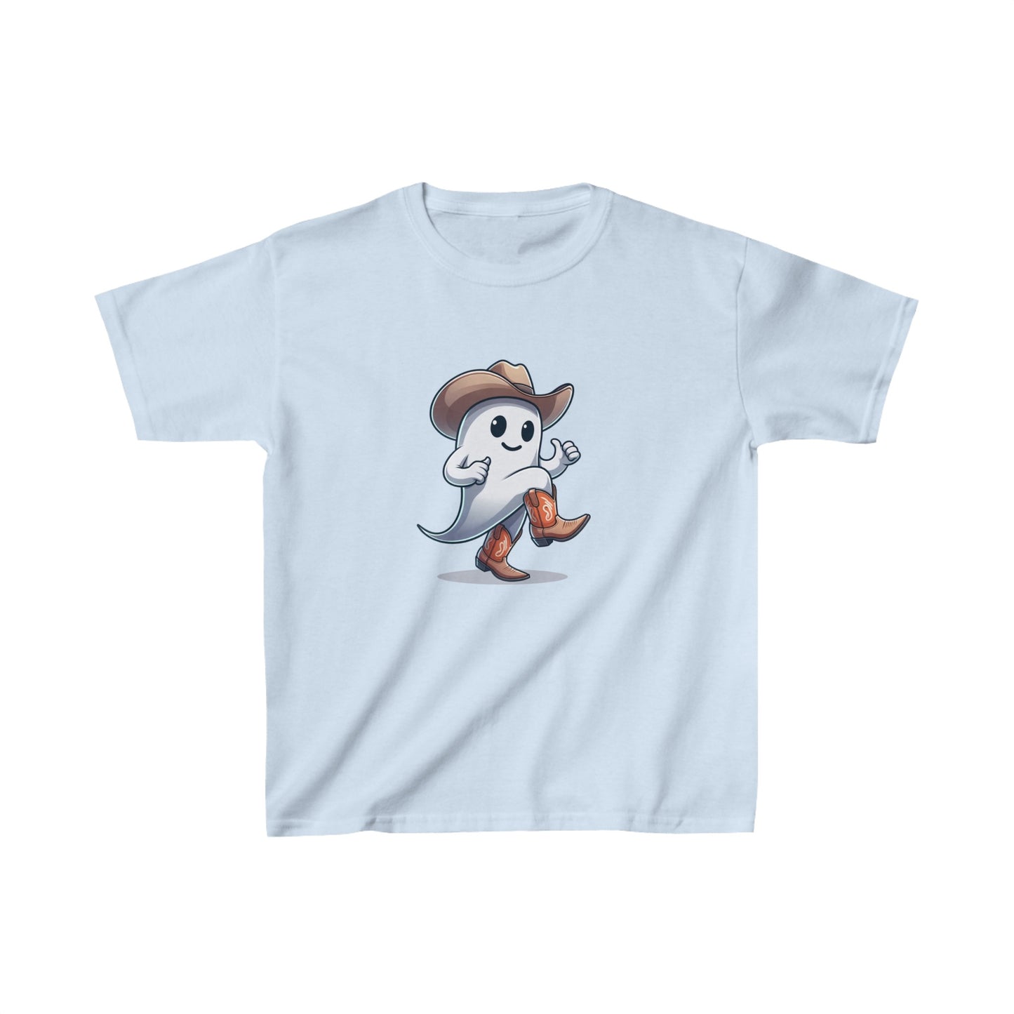 Kids Heavy Cotton™ Tee - Dancing Ghost - CutieQ Shop