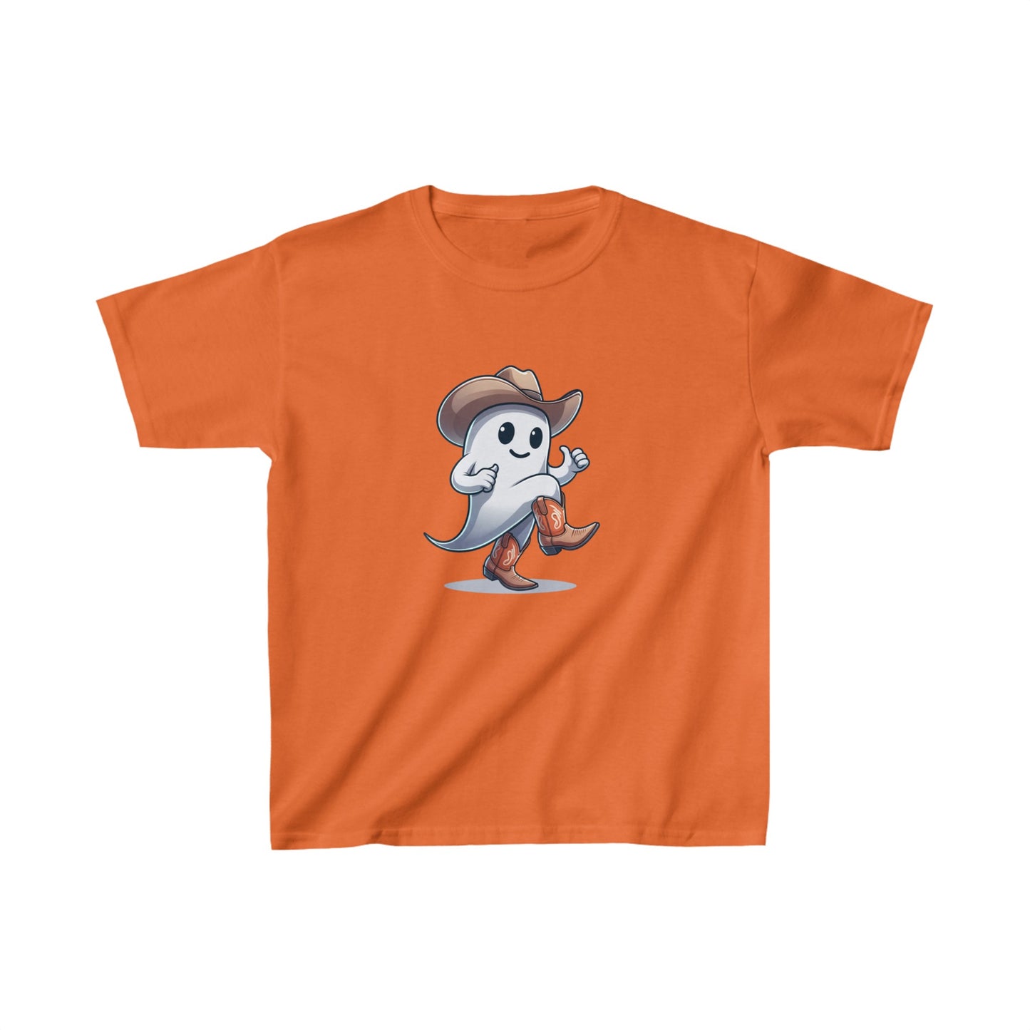 Kids Heavy Cotton™ Tee - Dancing Ghost - CutieQ Shop