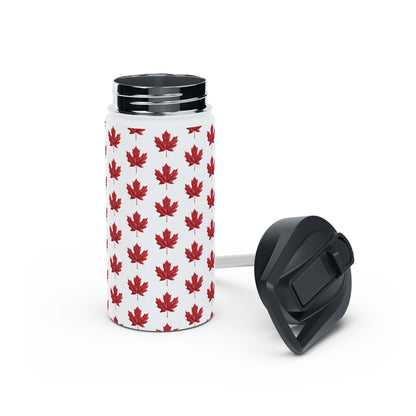 Stainless Steel Water Bottle, Standard Lid - Maple Leaf - CutieQ Shop