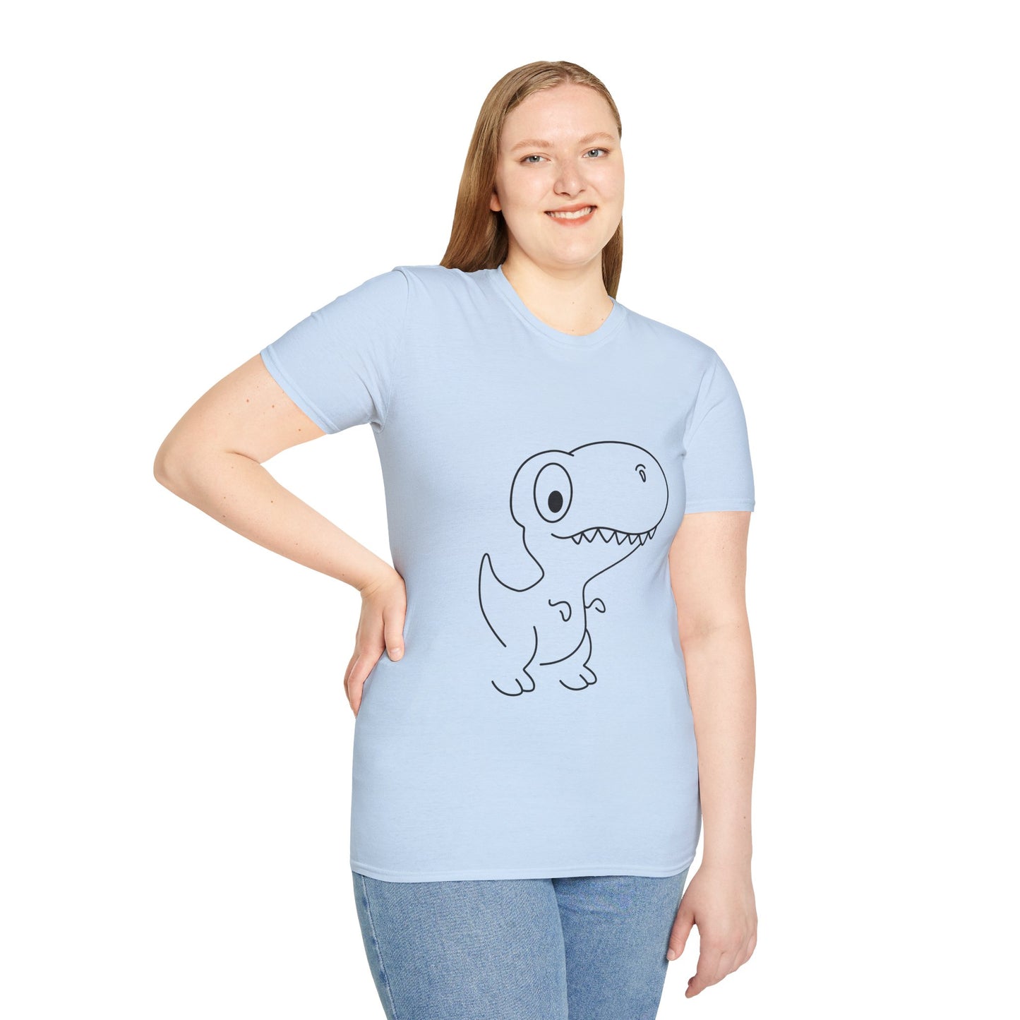 Unisex Softstyle T-Shirt - Dino - CutieQ Shop