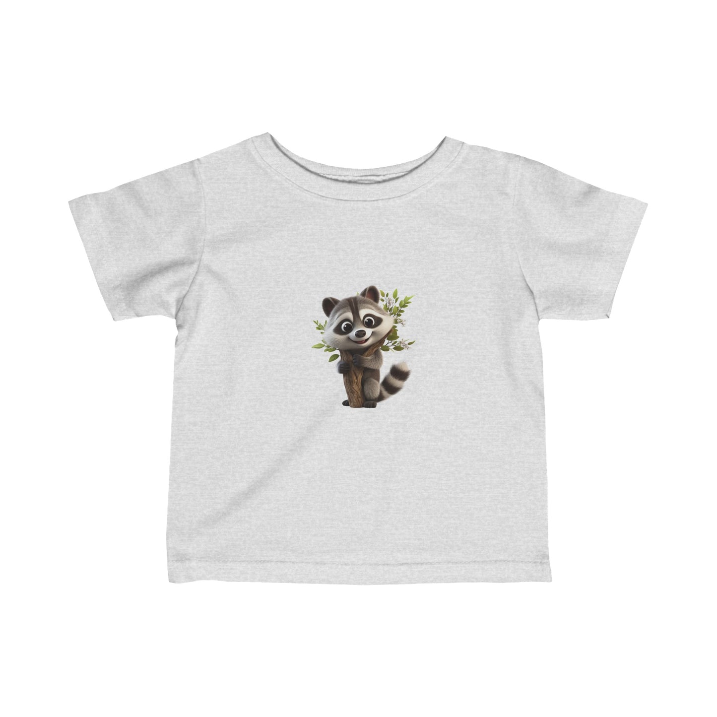 Infant Fine Jersey Tee - Raccoon Loves Nature - CutieQ Shop