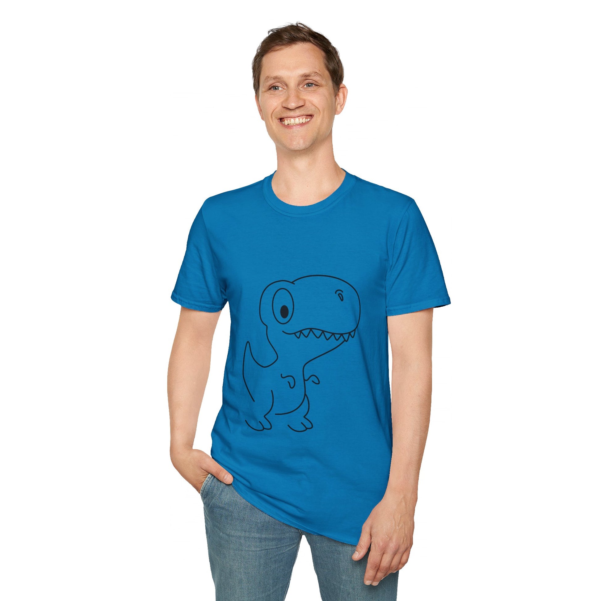 Unisex Softstyle T-Shirt - Dino - CutieQ Shop