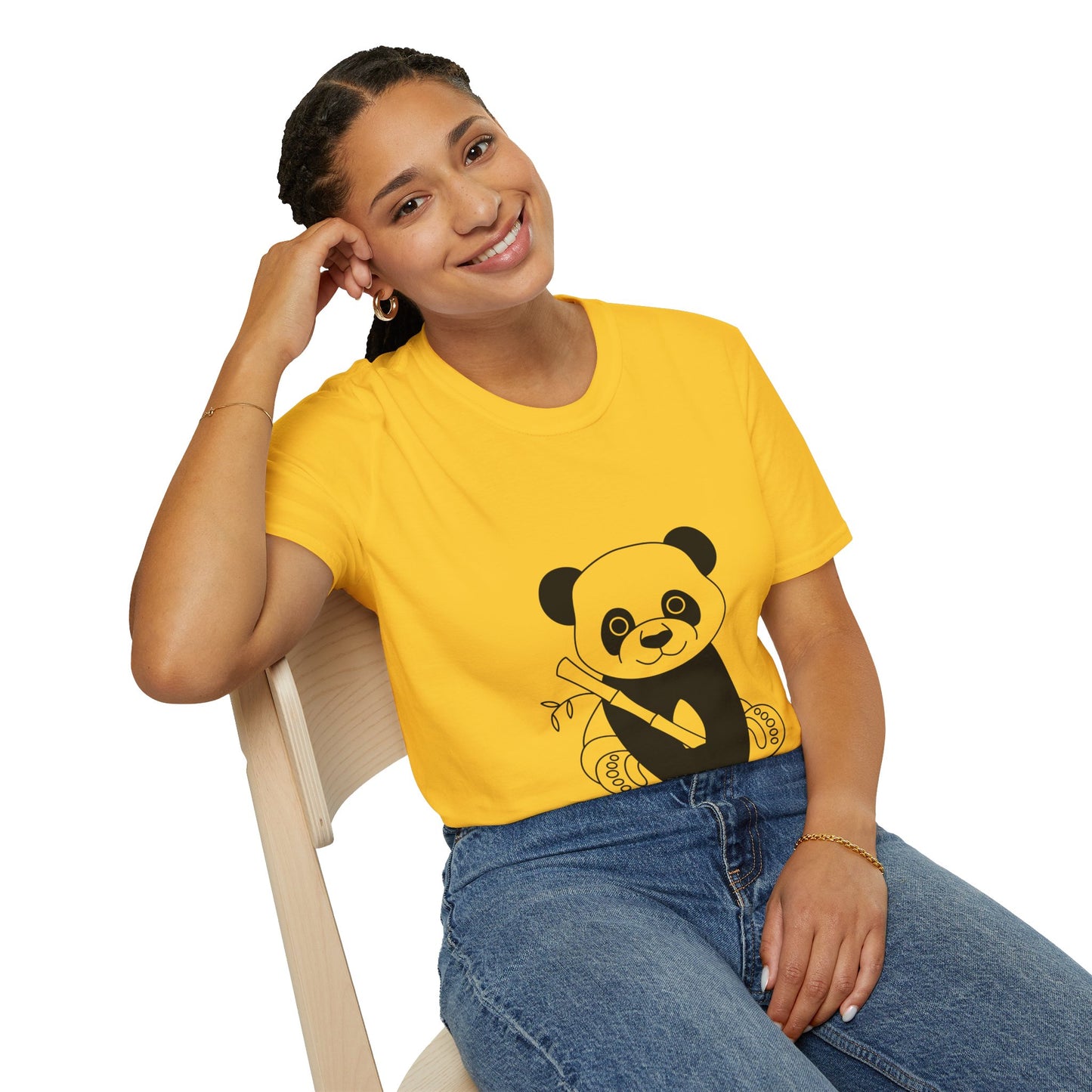 Unisex Softstyle T-Shirt - Panda - CutieQ Shop