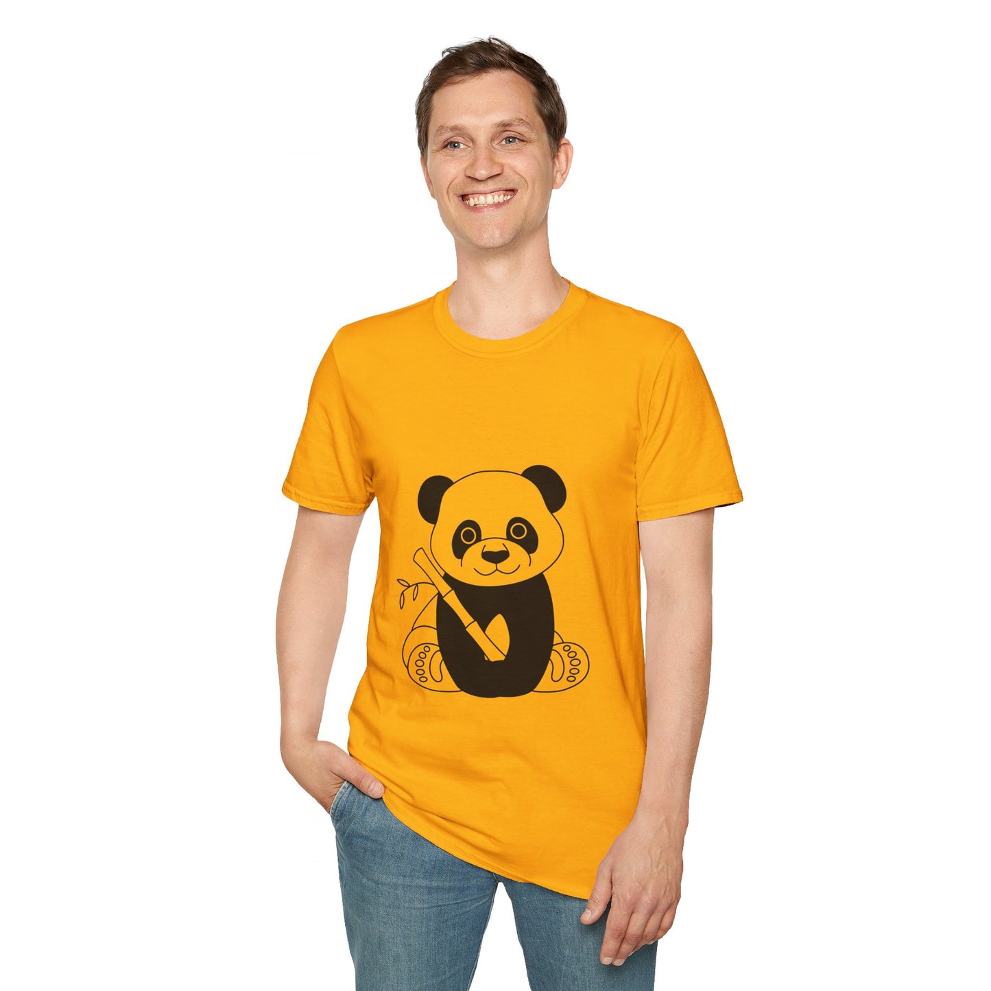 Unisex Softstyle T-Shirt - Panda - CutieQ Shop