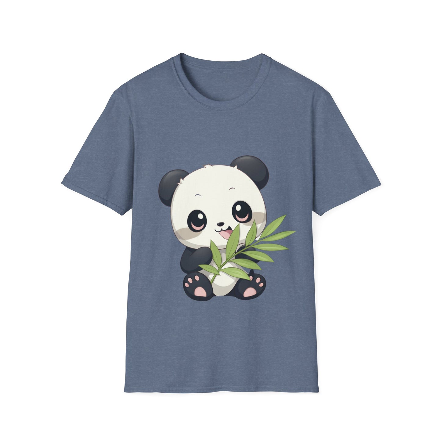 Unisex Softstyle T-Shirt - Panda Loves Bamboo - CutieQ Shop