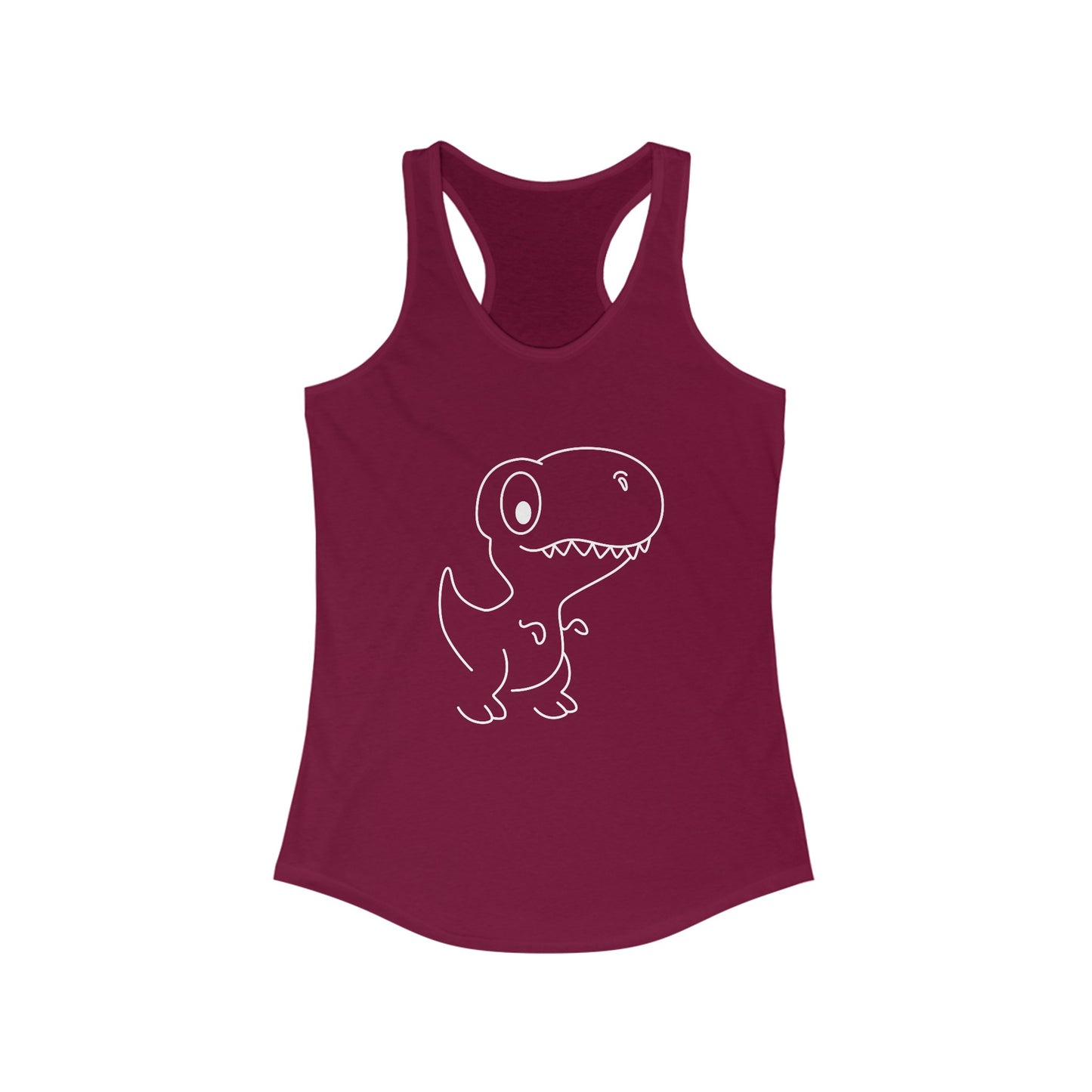 Women's Ideal Racerback Tank - Dino - CutieQ Shop