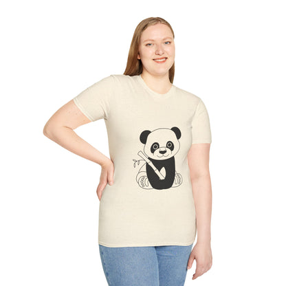 Unisex Softstyle T-Shirt - Panda - CutieQ Shop