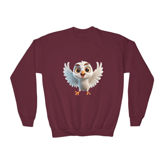 Youth Crewneck Sweatshirt - Owl