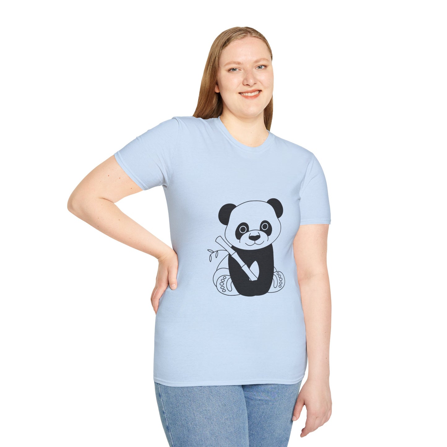 Unisex Softstyle T-Shirt - Panda - CutieQ Shop