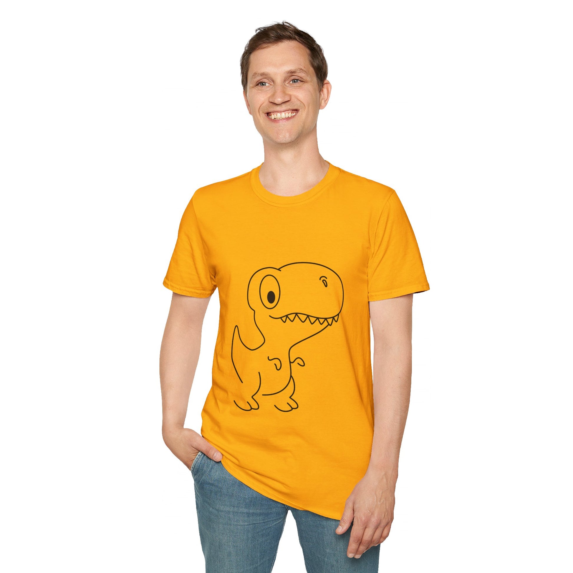 Unisex Softstyle T-Shirt - Dino - CutieQ Shop