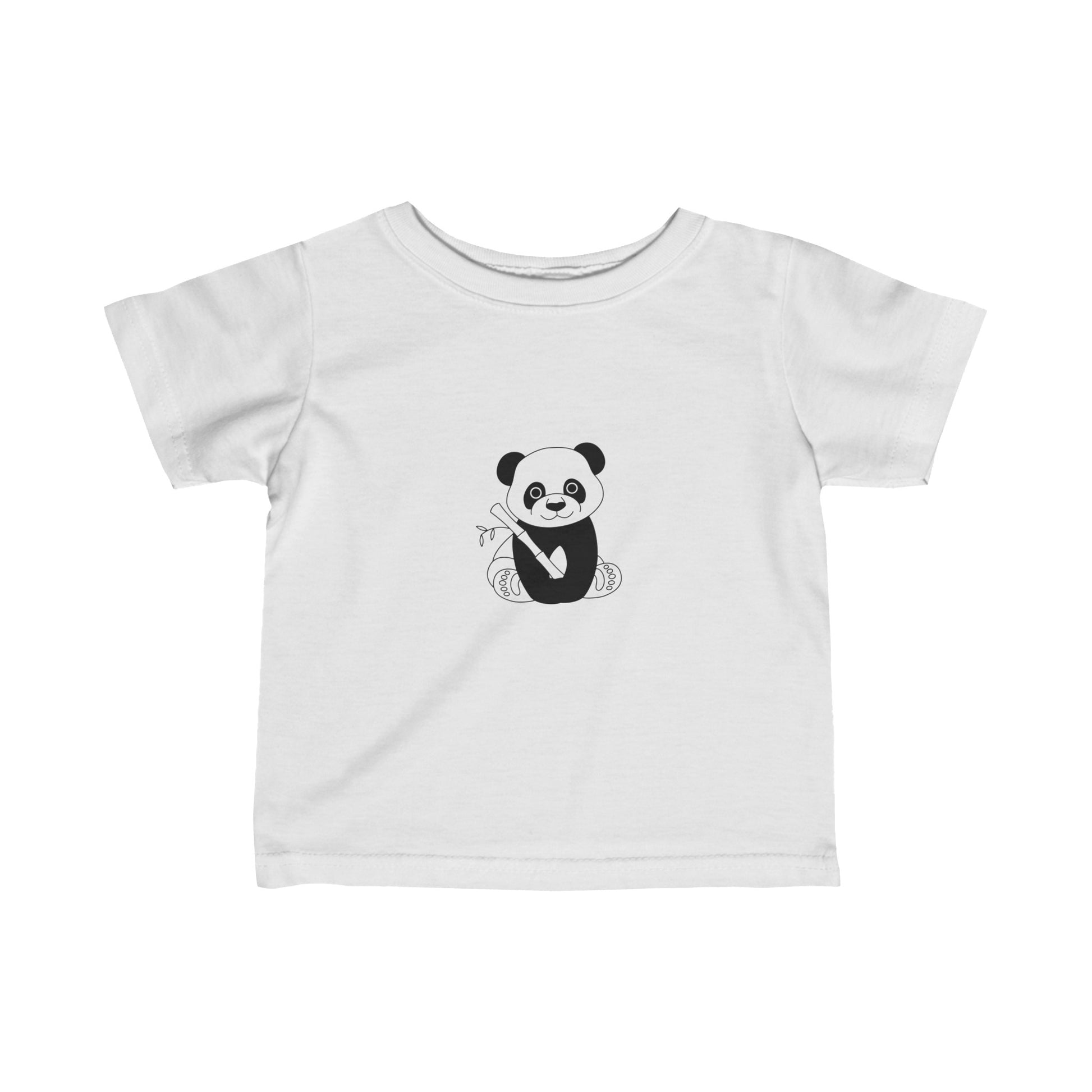 Infant Fine Jersey Tee - Panda - CutieQ Shop