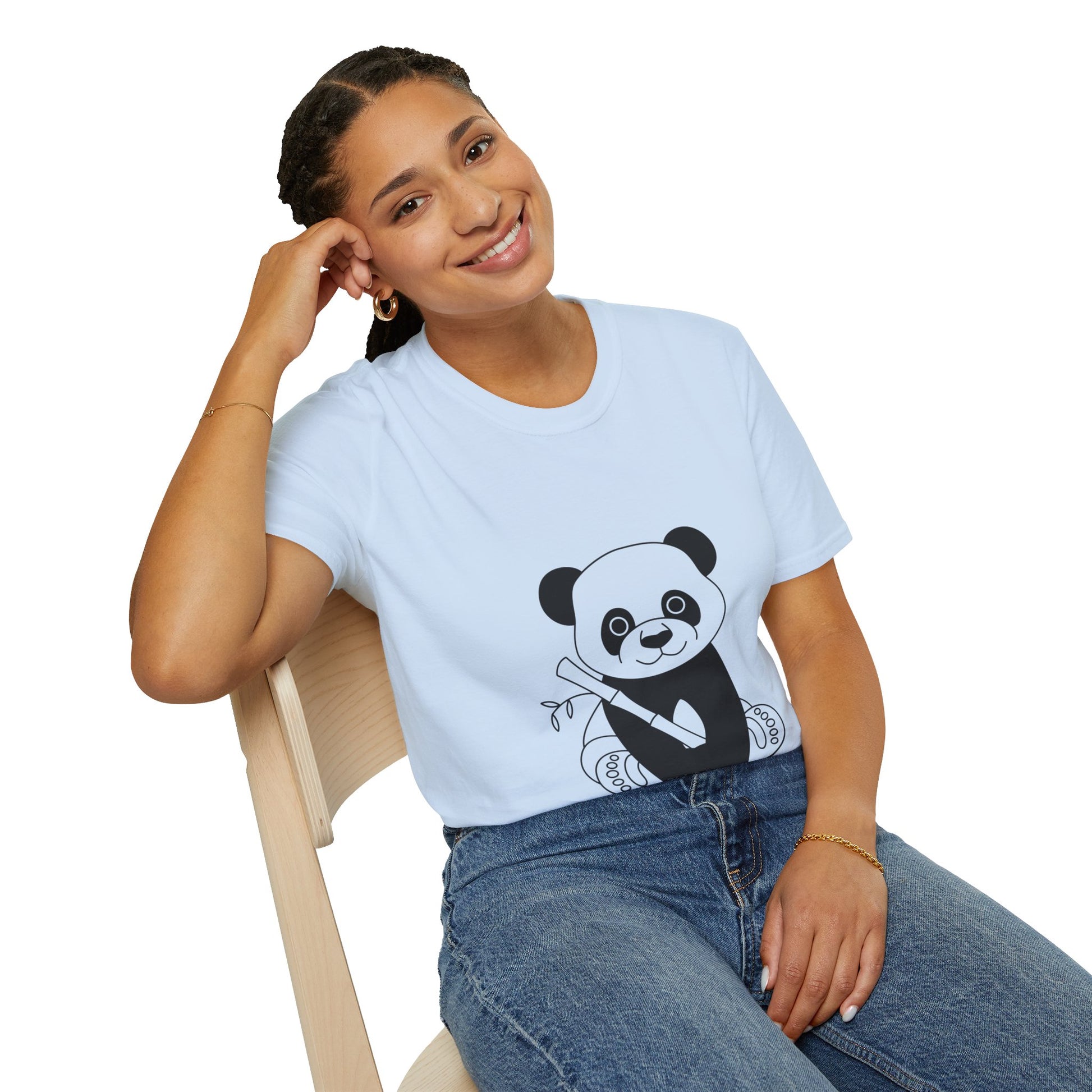 Unisex Softstyle T-Shirt - Panda - CutieQ Shop