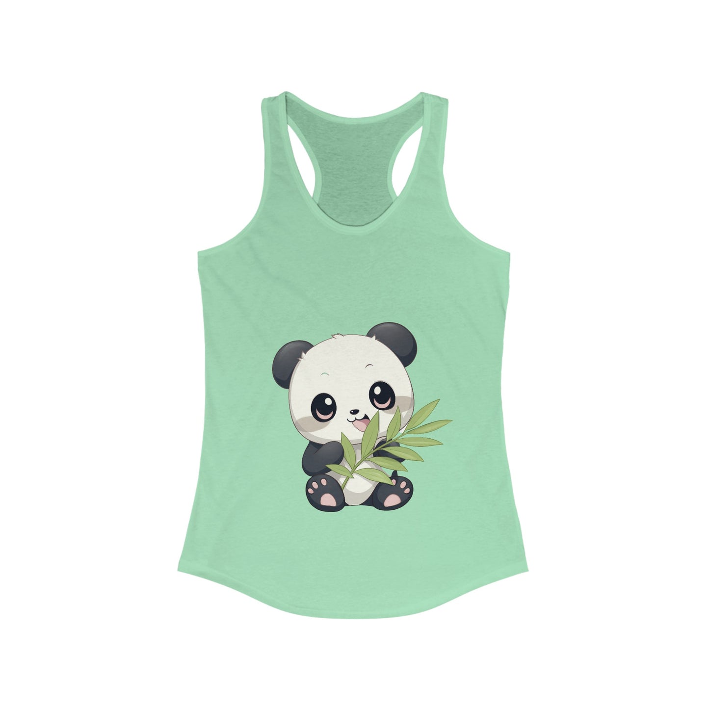 Women's Ideal Racerback Tank - Panda - CutieQ Shop