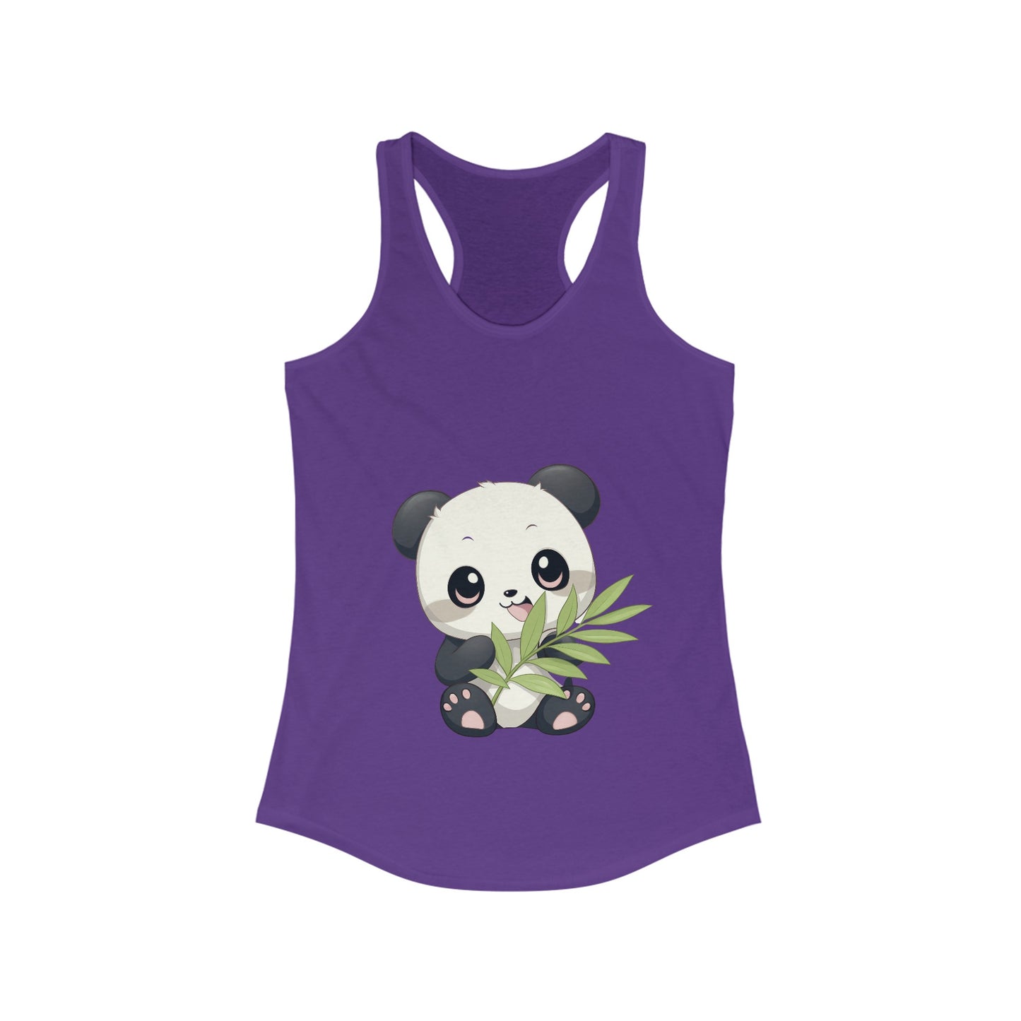 Women's Ideal Racerback Tank - Panda - CutieQ Shop