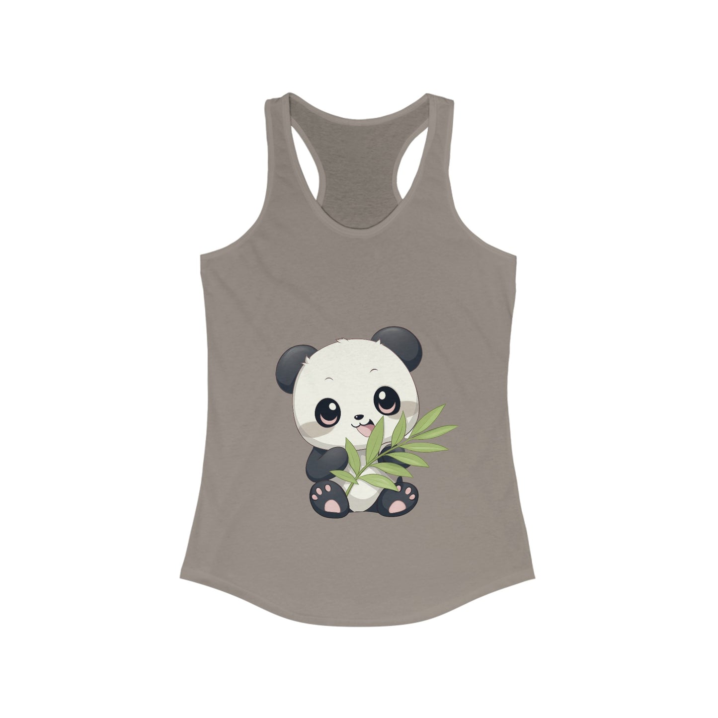 Women's Ideal Racerback Tank - Panda - CutieQ Shop