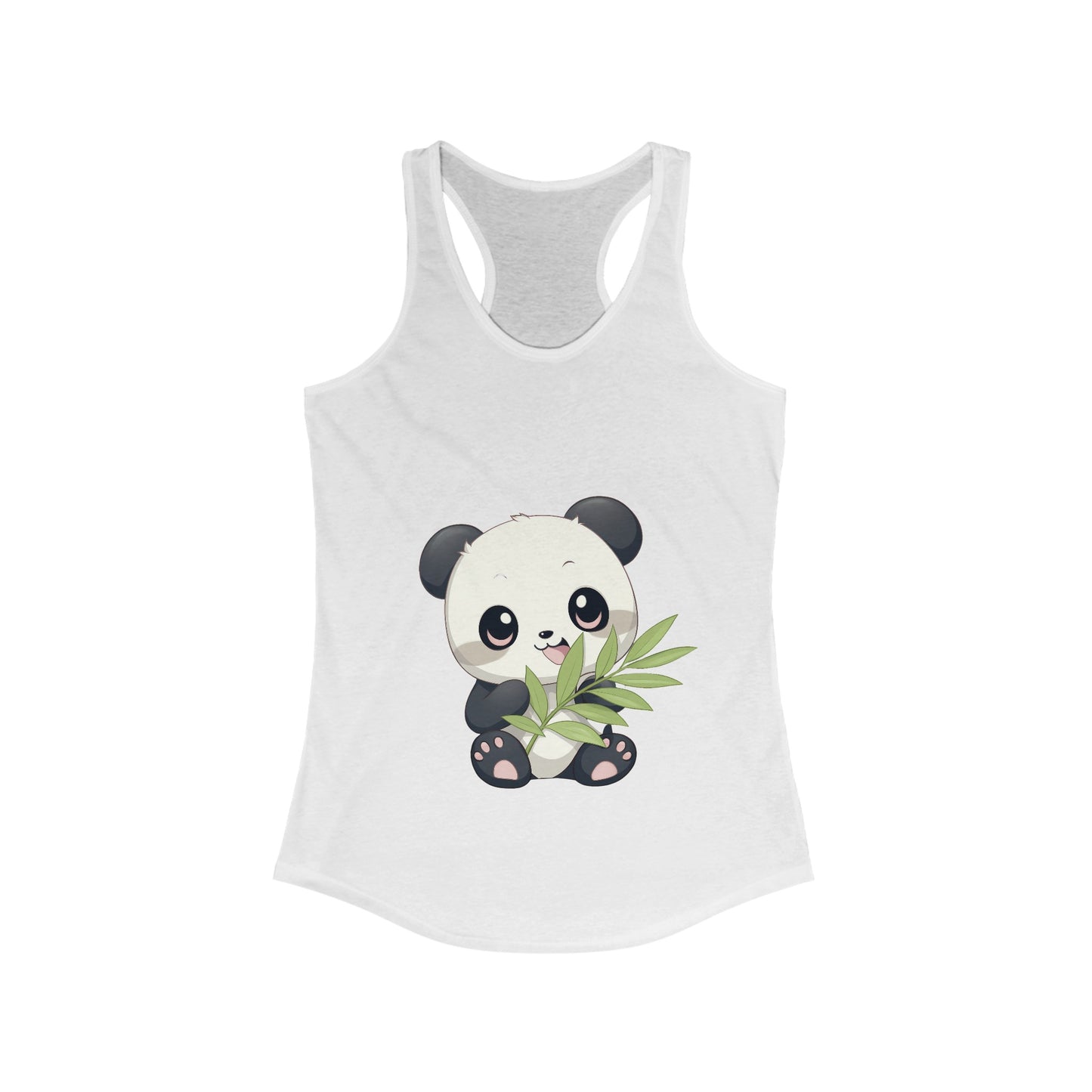 Women's Ideal Racerback Tank - Panda - CutieQ Shop