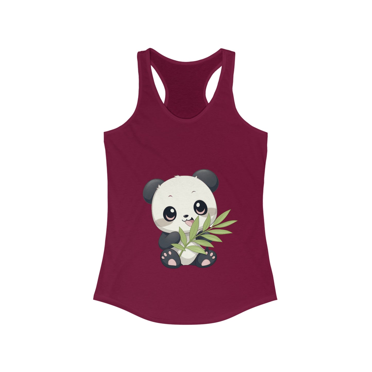 Women's Ideal Racerback Tank - Panda - CutieQ Shop