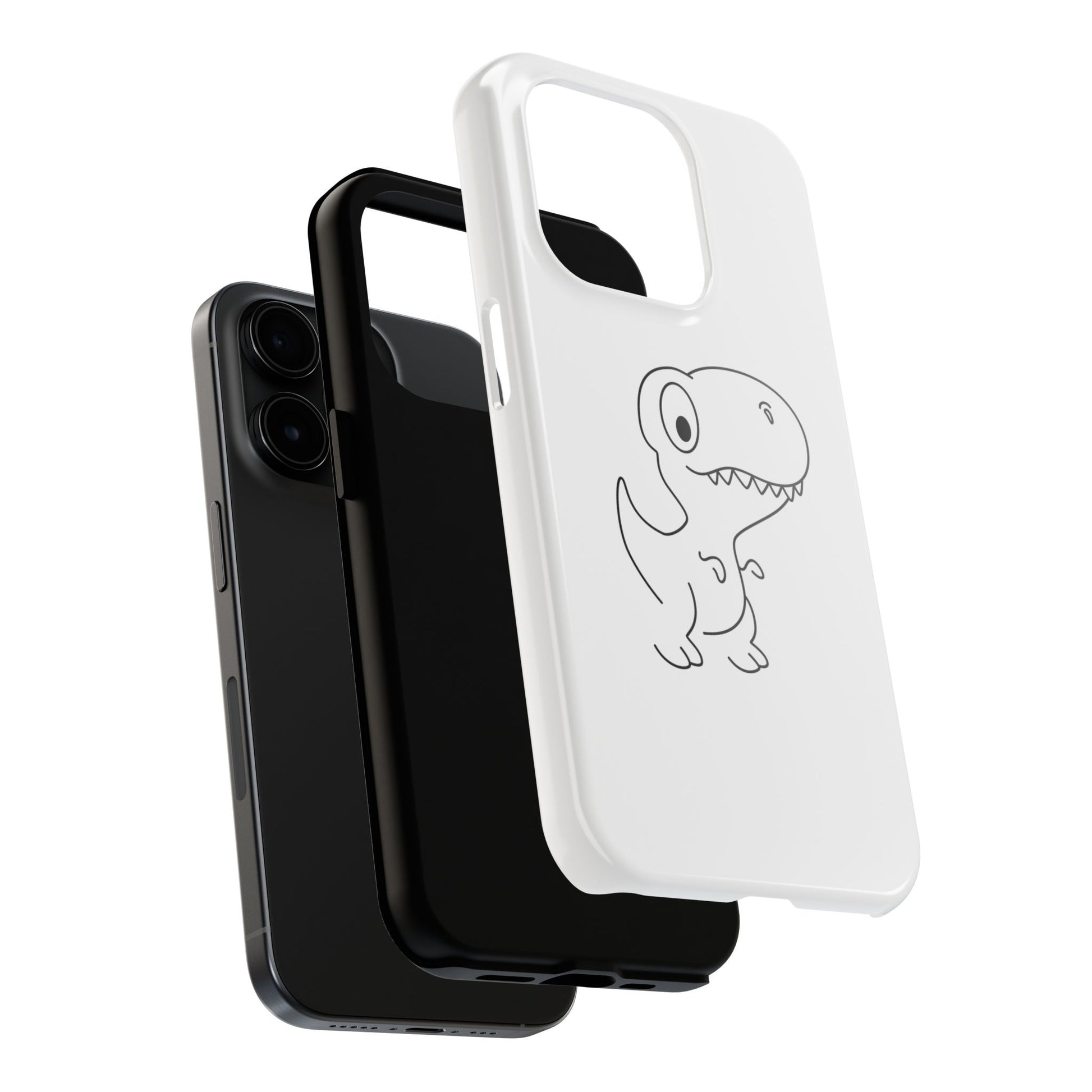 Tough Phone Cases - iPhone 15 - Dino - CutieQ Shop