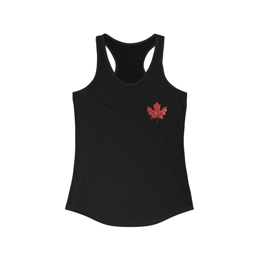 Women's Ideal Racerback Tank - Maple Leaf - CutieQ Shop