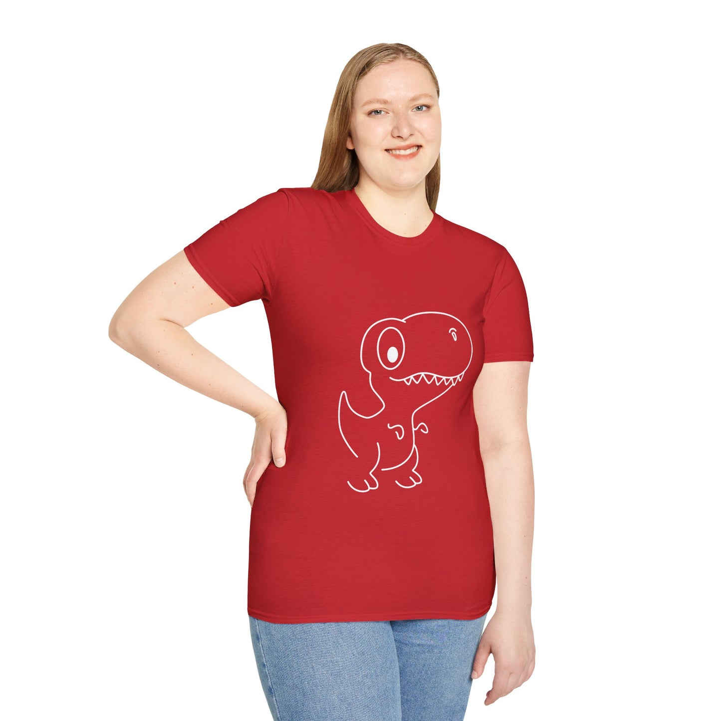 Unisex Softstyle T-Shirt - Dino - CutieQ Shop