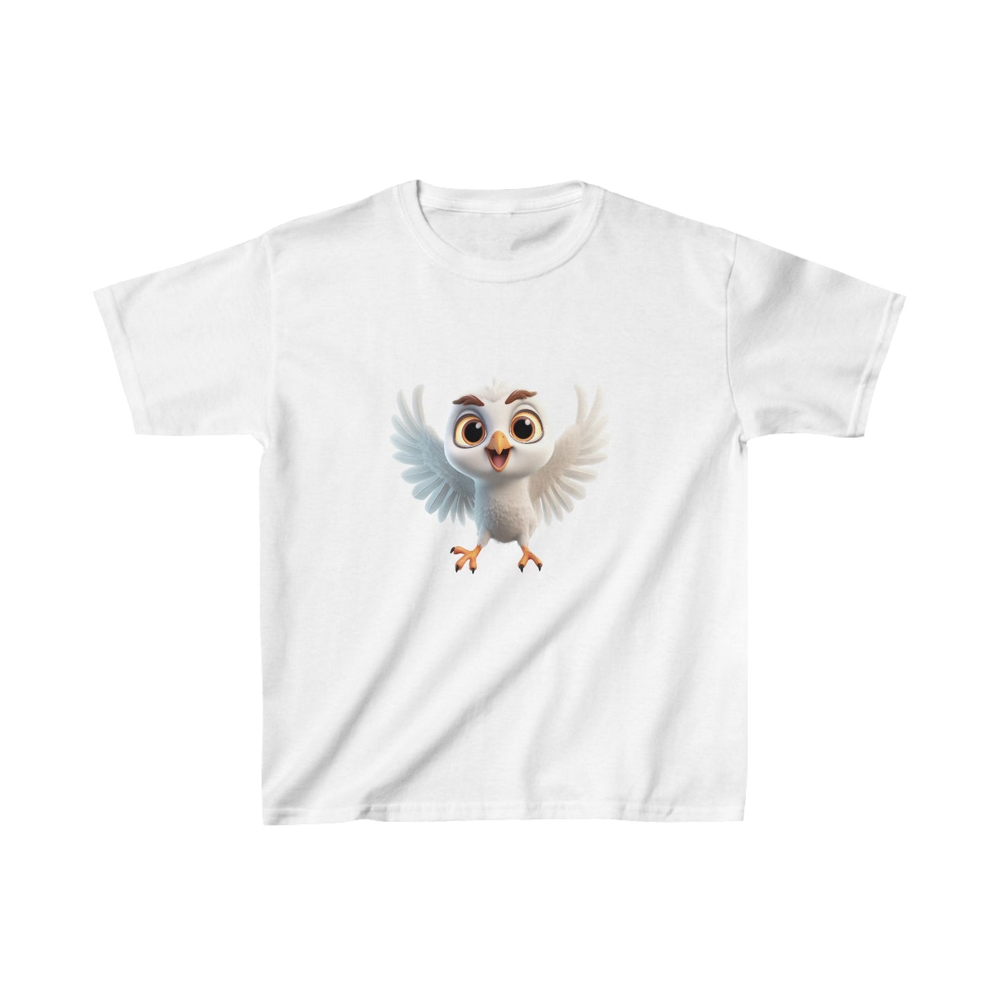 Kids Heavy Cotton™ Tee - Owl - CutieQ Shop