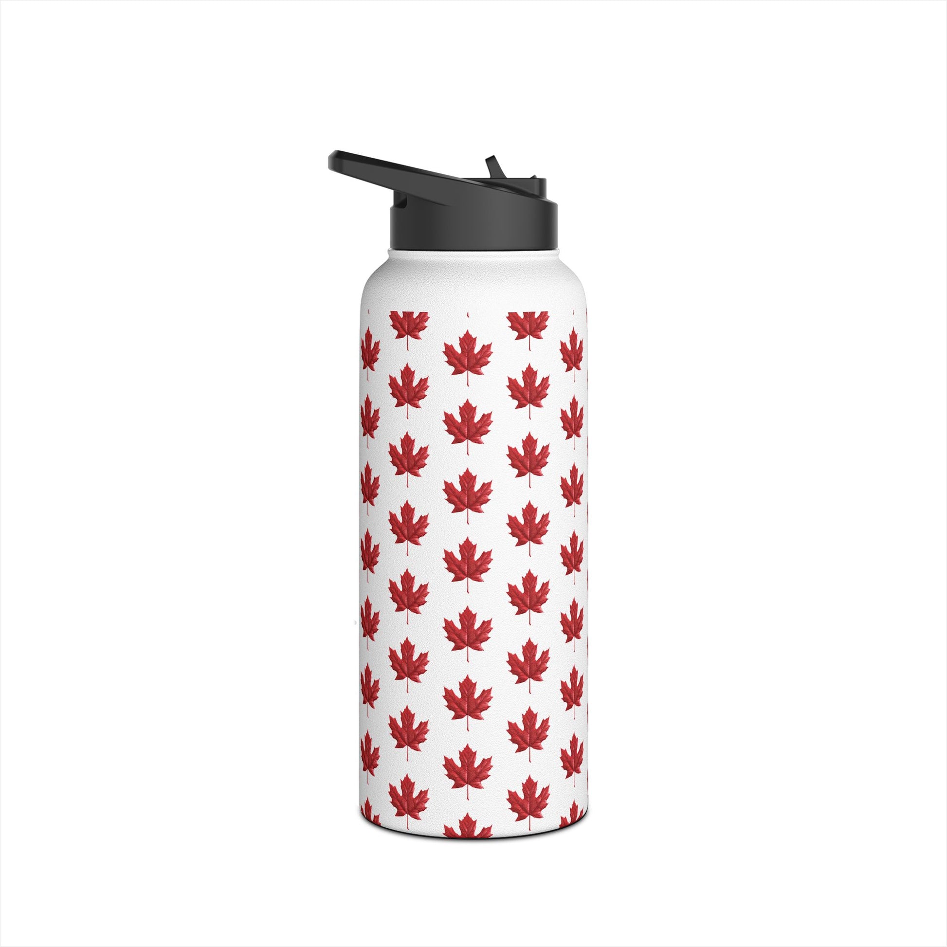 Stainless Steel Water Bottle, Standard Lid - Maple Leaf - CutieQ Shop