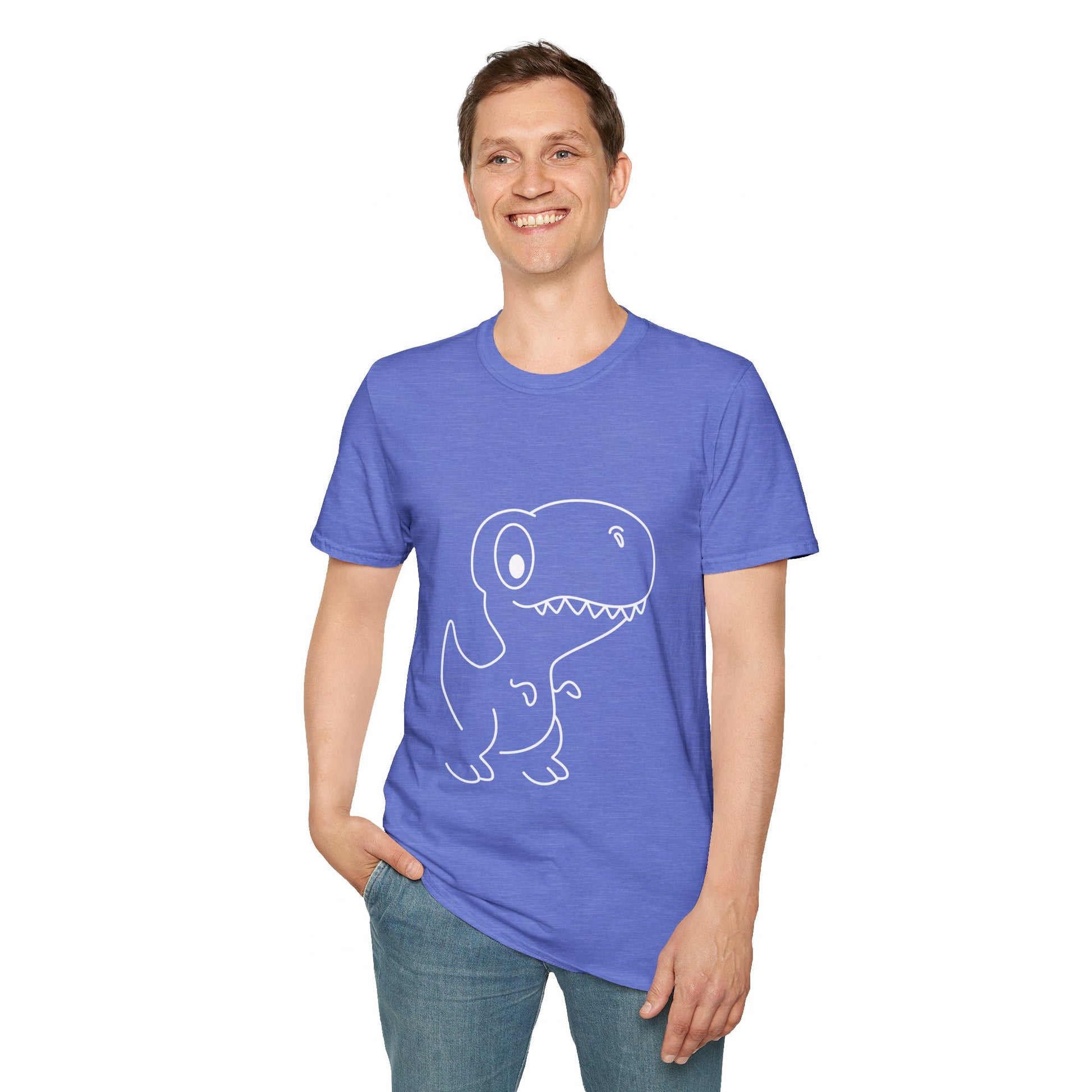 Unisex Softstyle T-Shirt - Dino - CutieQ Shop