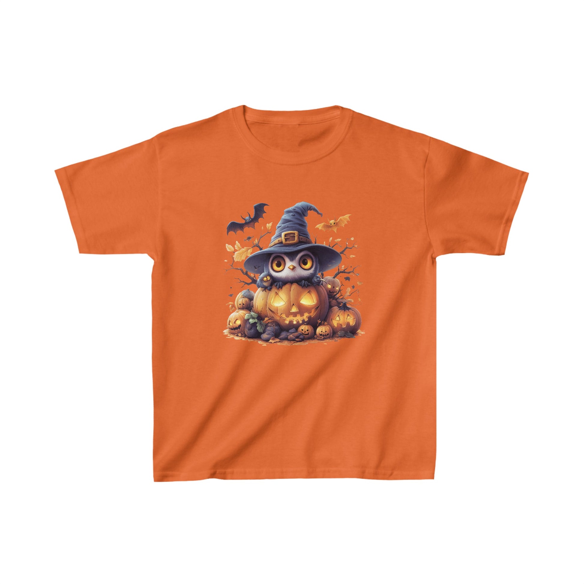 Kids Heavy Cotton™ Tee - Owl 2 - CutieQ Shop