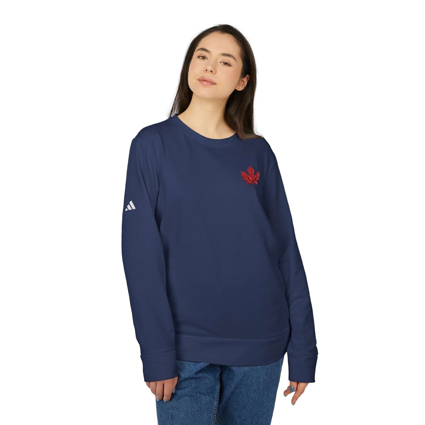 adidas® Unisex Fleece Crewneck Sweatshirt - CutieQ Shop