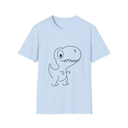 Unisex Softstyle T-Shirt - Dino - CutieQ Shop