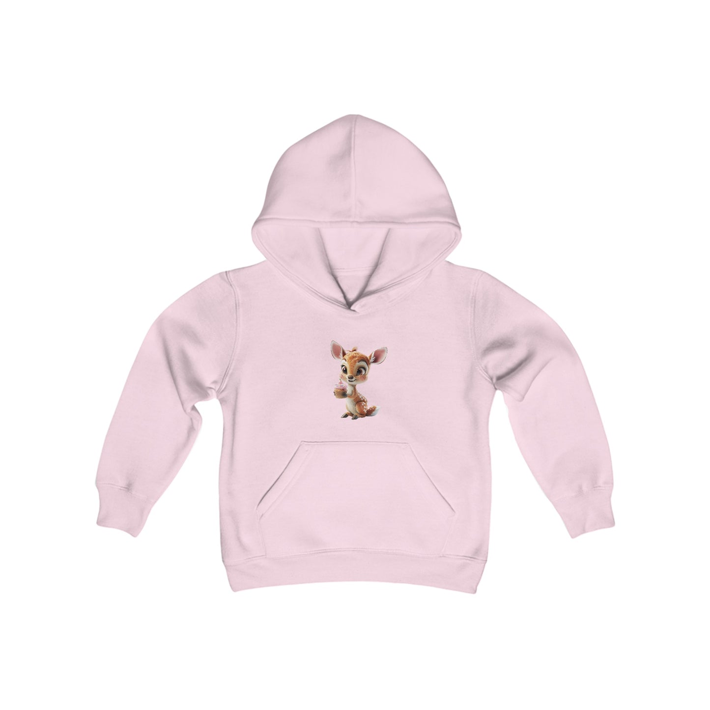 Youth Heavy Blend Hooded Sweatshirt - Deer Loves Cupcakes - CutieQ Shop