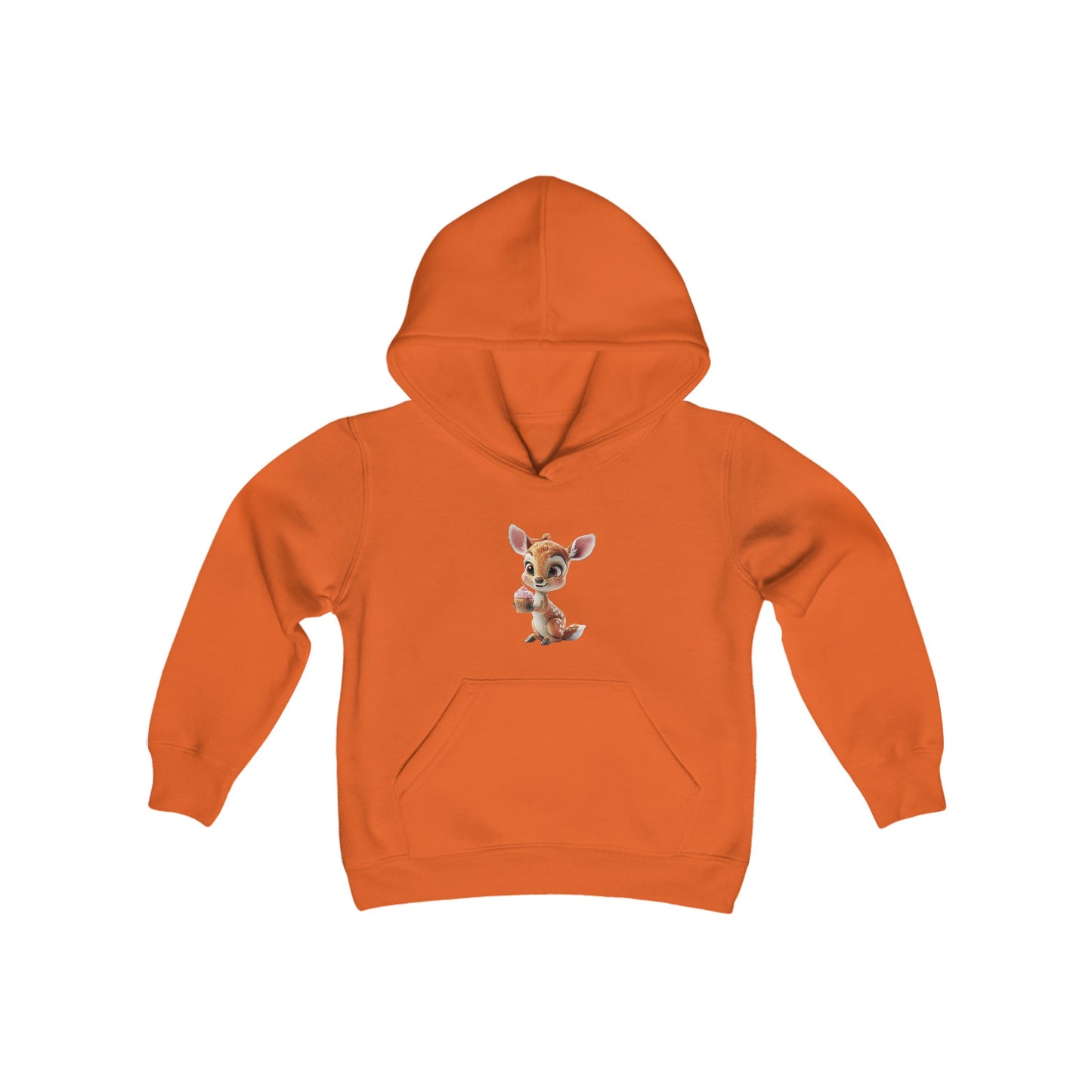 Youth Heavy Blend Hooded Sweatshirt - Deer Loves Cupcakes - CutieQ Shop