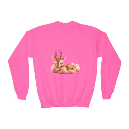 Youth Crewneck Sweatshirt - Sleeping Deer