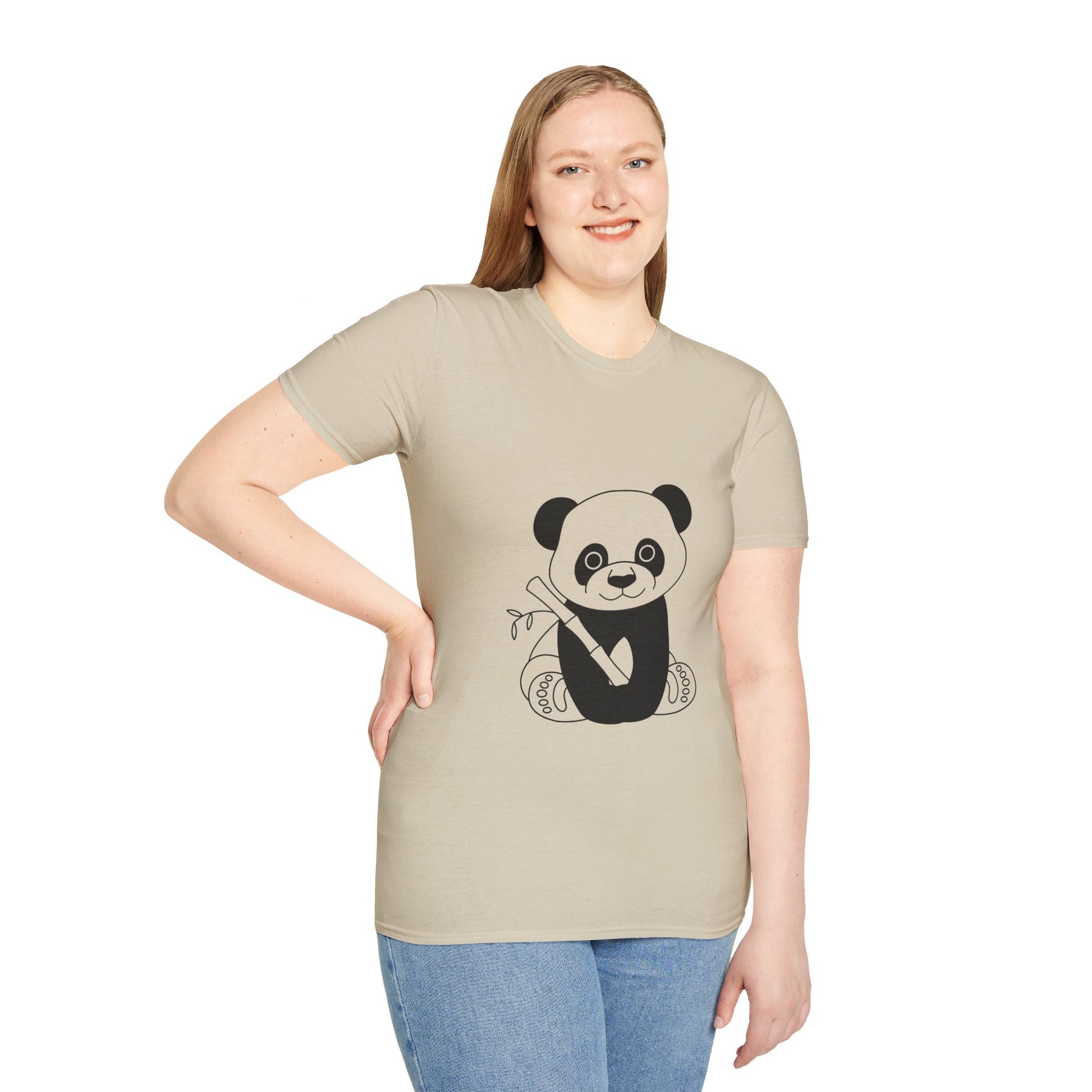 Unisex Softstyle T-Shirt - Panda - CutieQ Shop