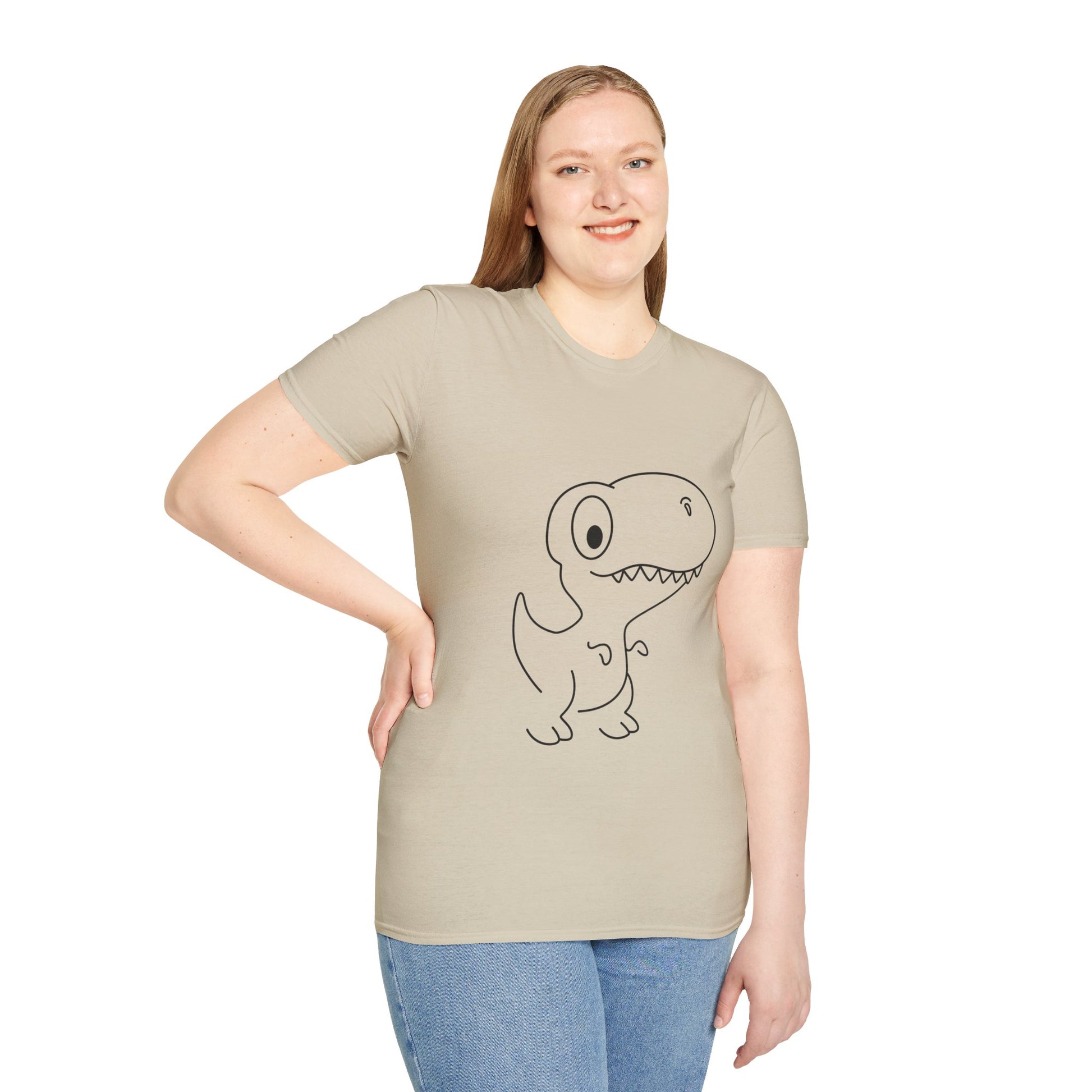 Unisex Softstyle T-Shirt - Dino - CutieQ Shop