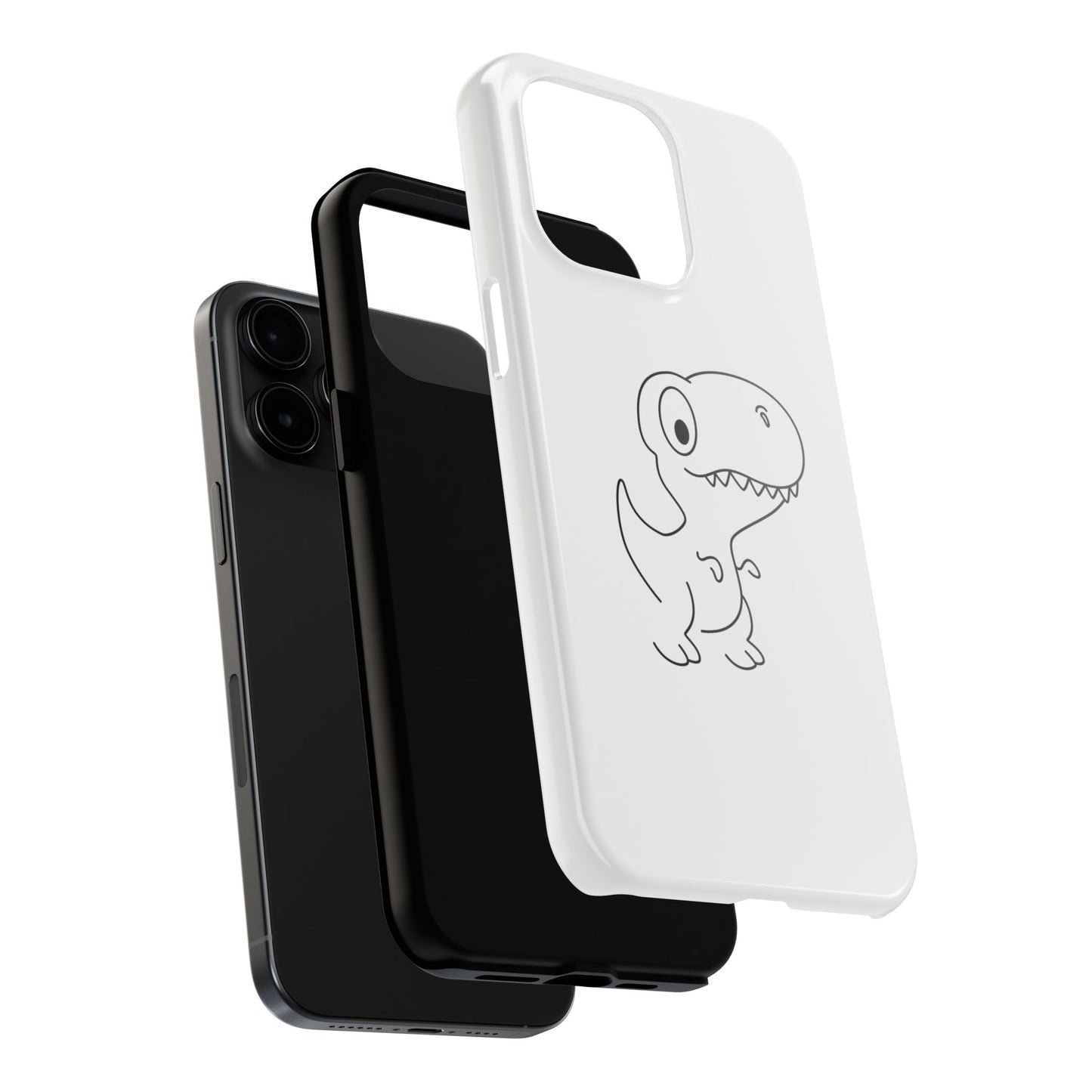 Tough Phone Cases - iPhone 15 - Dino - CutieQ Shop